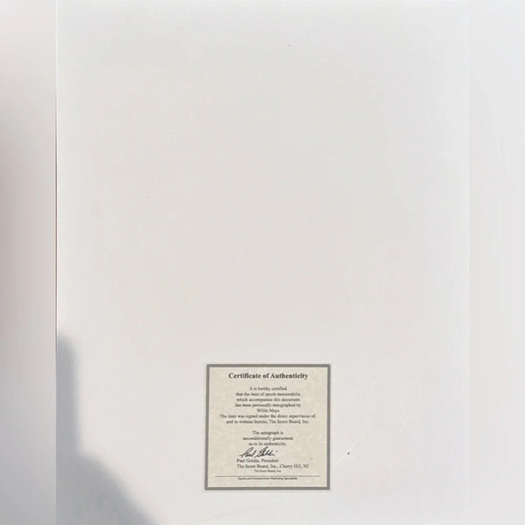 Willie May San Francisco Giants autographed 11x14 photo - Picture 2 of 2